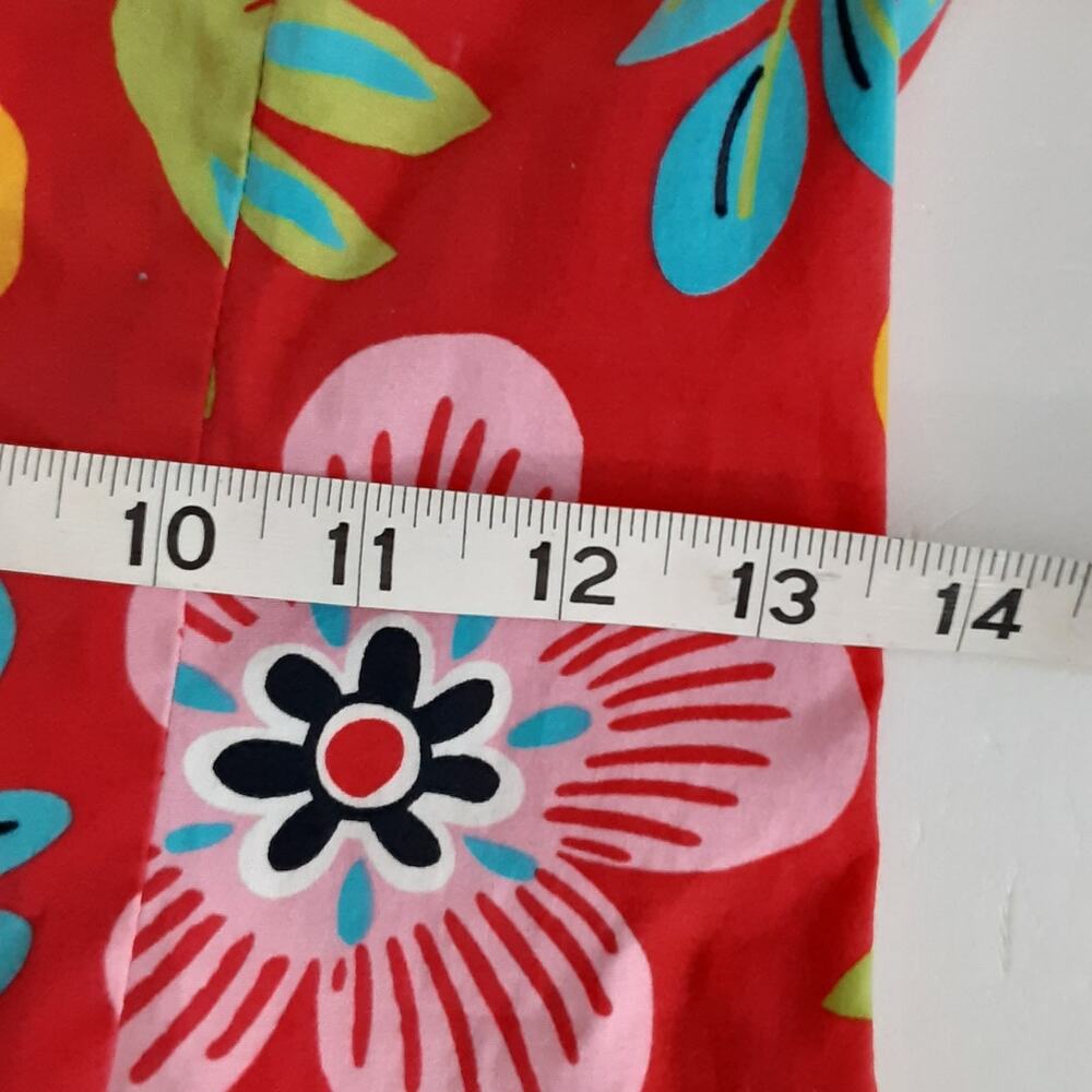 Vintage 90s Shift Dress MOD Floral Quirky Twee Mini Dress 60s Style Mid Century - Picture 8 of 9